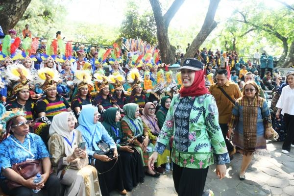 *Pj Ketua TP PKK Sumut Optimis Sumut Juara di Lomba Jambore Nasional PKK*